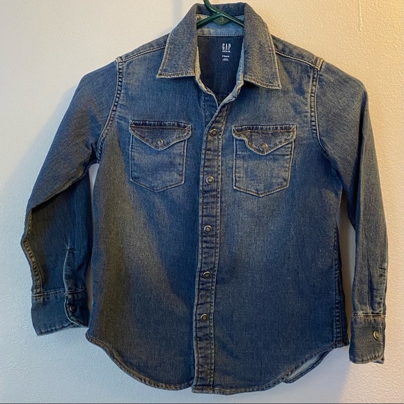 GAP Little Girl’s Denim Shirt/Jacket - Picture 1 of 5
